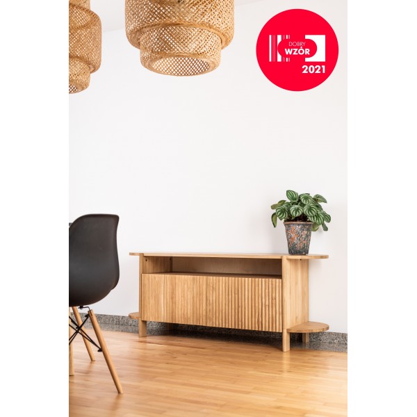 TV cabinet with fluted fronts, BÓN - 2