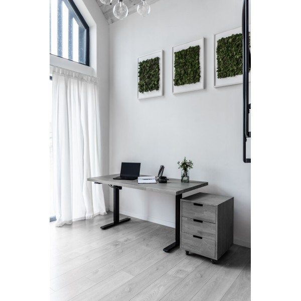 Kontenerek, szafka na kółkach Alva, buk - ALVA | Moonwood, Kontenerek, szafka na kółkach Alva, buk Domowe biuro - ALVKT01-216 