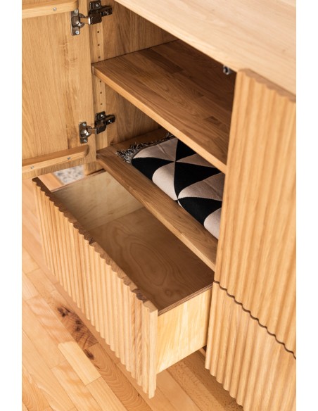 High chest of drawers with fluted fronts, BÓN - 6