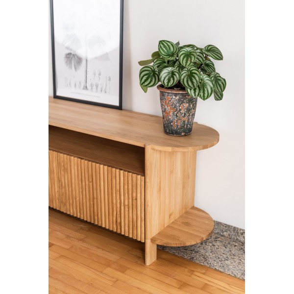 TV cabinet with fluted fronts, BÓN - 5