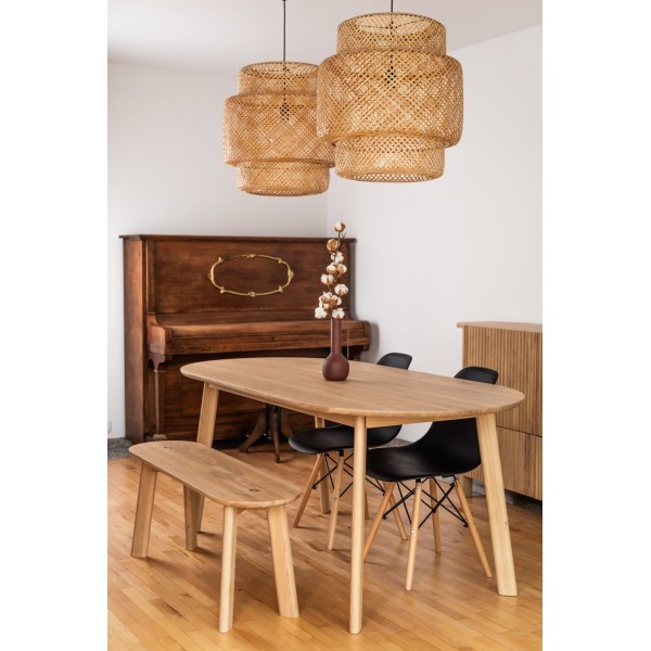 Oval oak table, BÓN - 5