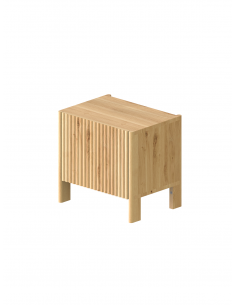 Bedside cabinet with fluted fronts, BÓN - 5