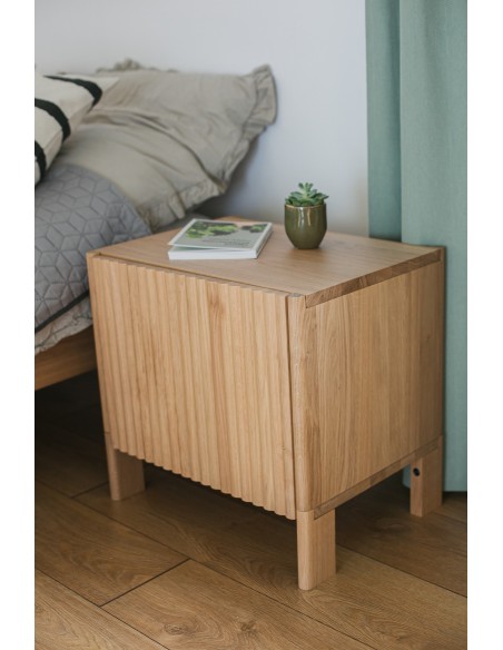 Nachttisch aus Eiche, schlicht BÓN - 8