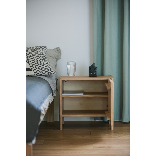 Nachttisch aus Eiche, schlicht BÓN - 7