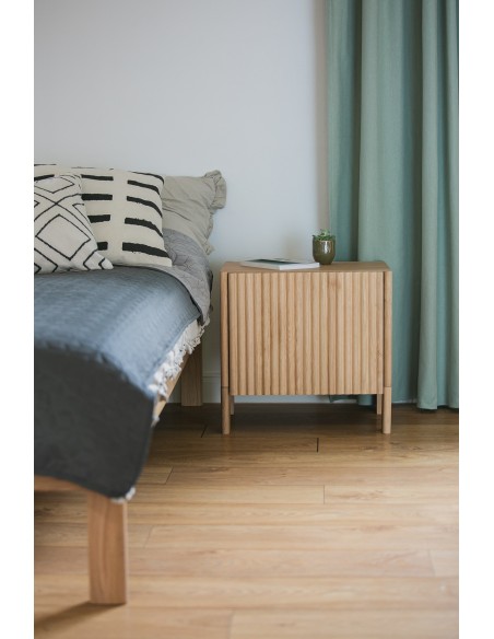 Nachttisch aus Eiche, schlicht BÓN - 6