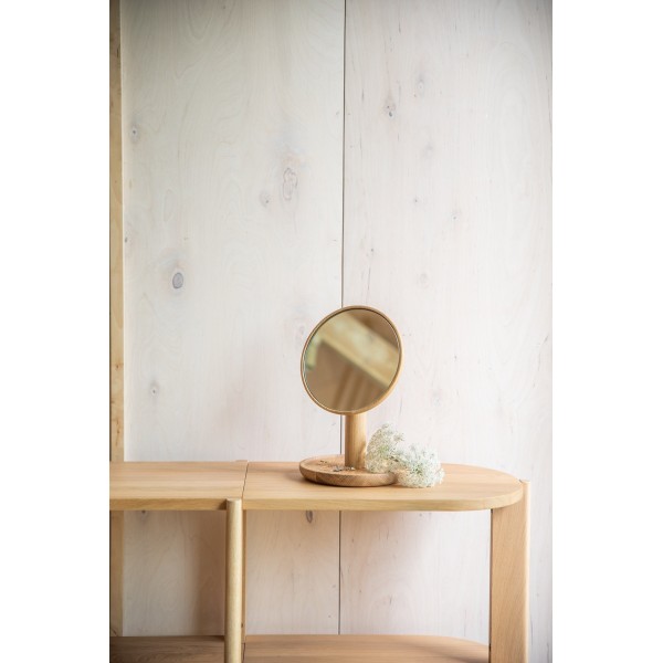 Wooden mirror with a stand BÓN - 4