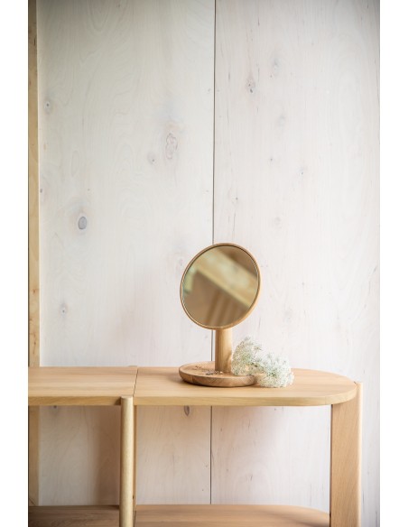 Wooden mirror with a stand BÓN - 4