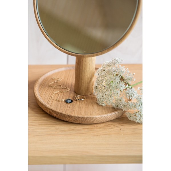 Wooden mirror with a stand BÓN - 5