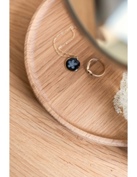 Wooden mirror with a stand BÓN - 6