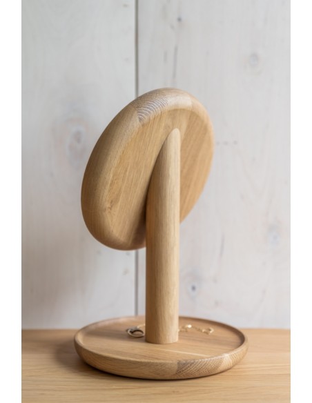 Wooden mirror with a stand BÓN - 3