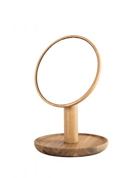 Wooden mirror with a stand BÓN - 1