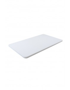 Blat prostokątny ze sklejki, biały, 60x100 cm - 1