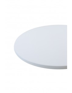 Blat okrągły ze sklejki, biały, średnica 70 cm - 1 2