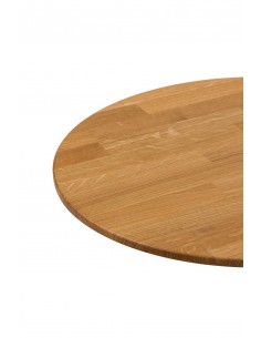 Blat okrągły dębowy, olejowany, średnica 60 cm | Moonwood, Blat okrągły dębowy, olejowany, średnica 60 cm Blaty -   2