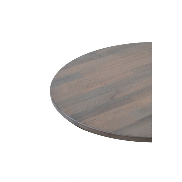 Blat okrągły dębowy, olejowany, średnica 60 cm - 6