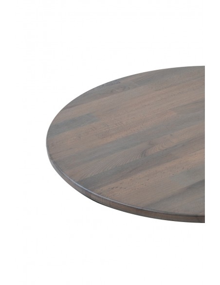 Blat okrągły dębowy, olejowany, średnica 60 cm - 6