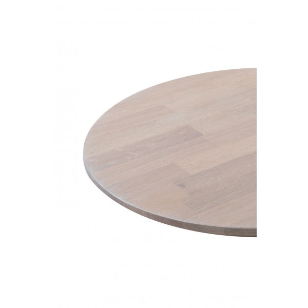 Blat okrągły dębowy, olejowany, średnica 60 cm - 8