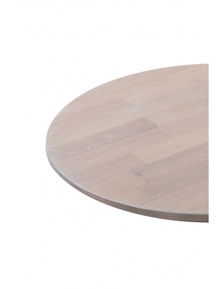 Blat okrągły dębowy, olejowany, średnica 60 cm - 8