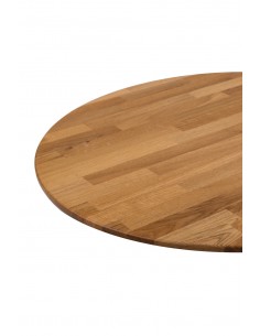 Blat okrągły dębowy, olejowany, średnica 88 cm | Moonwood, Blat okrągły dębowy, olejowany, średnica 88 cm Blaty -   2