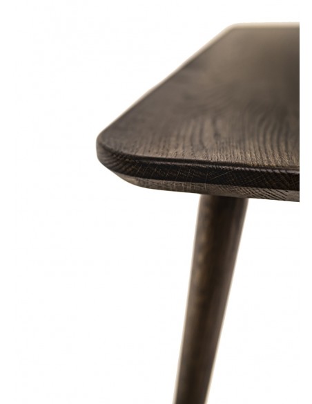 Stolik kawowy prostokątny, dębowy, ciemny brąz - 3