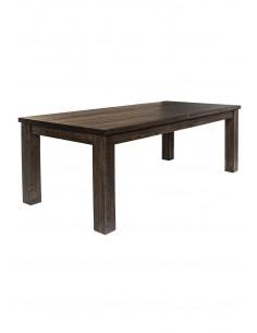 Stół dębowy rozkładany, 200-250 cm, ciemny brąz - CLASSIC | Moonwood, Stół dębowy rozkładany, 200-250 cm, ciemny brąz, CLASSIC S