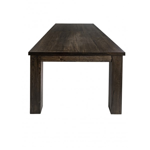 Stół dębowy rozkładany, 200-250 cm, ciemny brąz - CLASSIC | Moonwood, Stół dębowy rozkładany, 200-250 cm, ciemny brąz, CLASSIC S