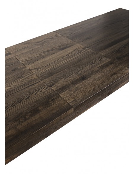 Stół dębowy rozkładany, 200-250 cm, ciemny brąz - CLASSIC | Moonwood, Stół dębowy rozkładany, 200-250 cm, ciemny brąz, CLASSIC S