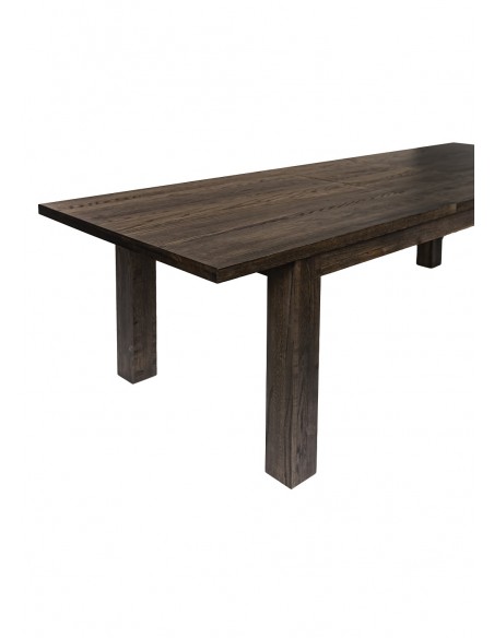 Stół dębowy rozkładany, 200-250 cm, ciemny brąz - CLASSIC | Moonwood, Stół dębowy rozkładany, 200-250 cm, ciemny brąz, CLASSIC S