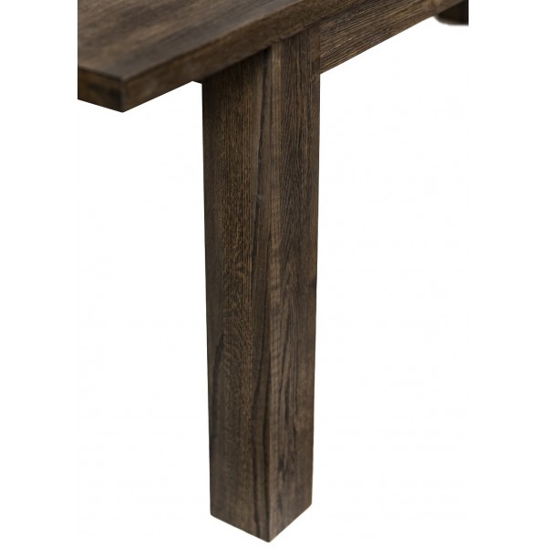 Stół dębowy rozkładany, 200-250 cm, ciemny brąz - CLASSIC | Moonwood, Stół dębowy rozkładany, 200-250 cm, ciemny brąz, CLASSIC S