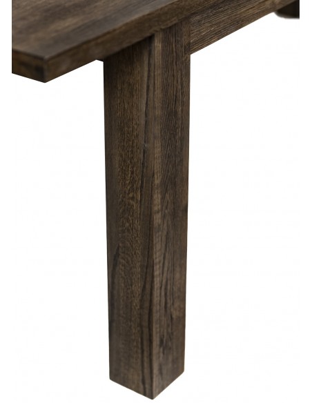 Stół dębowy rozkładany, 200-250 cm, ciemny brąz - CLASSIC | Moonwood, Stół dębowy rozkładany, 200-250 cm, ciemny brąz, CLASSIC S