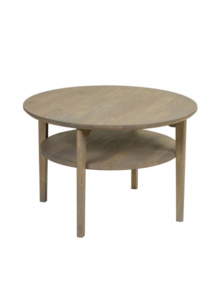 Stolik dębowy z półką Double Oak - 3