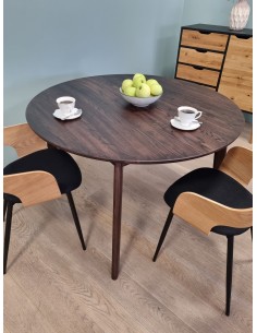 Stół dębowy, okrągły do jadalni - 1 2