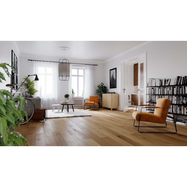 Podłoga dębowa olejowana OXY, 15x140x700-2000 mm - 2