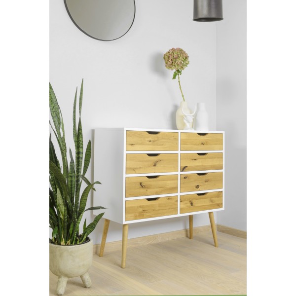 Kommode BOX, Sideboard mit 8 Schubladen, Schubladenschrank - 2