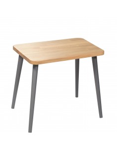 Rechteckiger Tisch aus massiver Eiche - 60