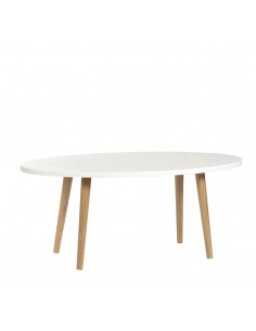 Oval plywood bench - 1