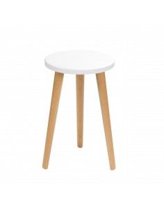 Taboret okrągły ze sklejki  - kolekcja BASIC | Moonwood, Taboret okrągły ze sklejki Basic - BASTO 