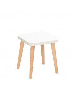 Taboret kwadratowy ze sklejki  - kolekcja BASIC | Moonwood, Taboret lub hocker kwadratowy ze sklejki Basic - BASTK  2