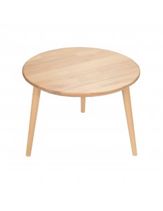 Round table made of solid beech - 1 2